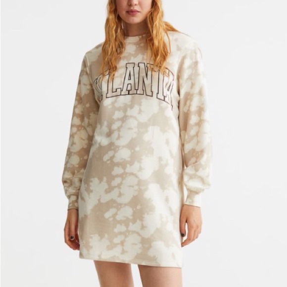 H&M • Adorable Sweatshirt Style ATLANTA Dress - Picture 2 of 16